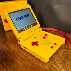 Pikachu “cheekachu” Custom Gameboy Advance SP Bundle W/ IPS Screen ...