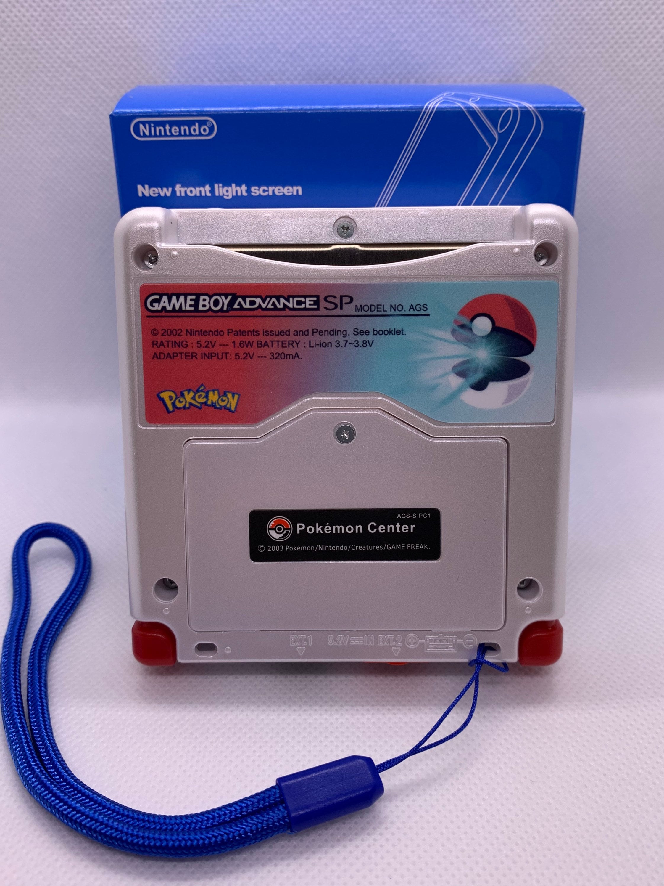 Pokéball Pokémon “catch’em All” Custom Gameboy Advance SP Gba Sp W/ IPS ...