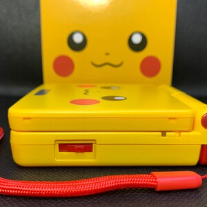 Pikachu “cheekachu” Custom Gameboy Advance SP Bundle W/ IPS V2 Screen ...