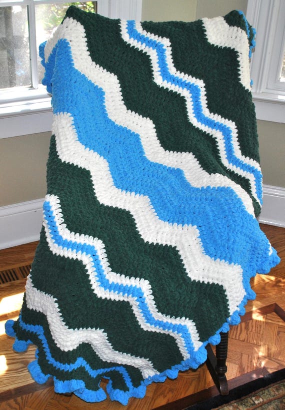 Tulane University.  Green/Olive and Blue.  Handmade to order, custom design, dorm room decor, one-of-a-kind.