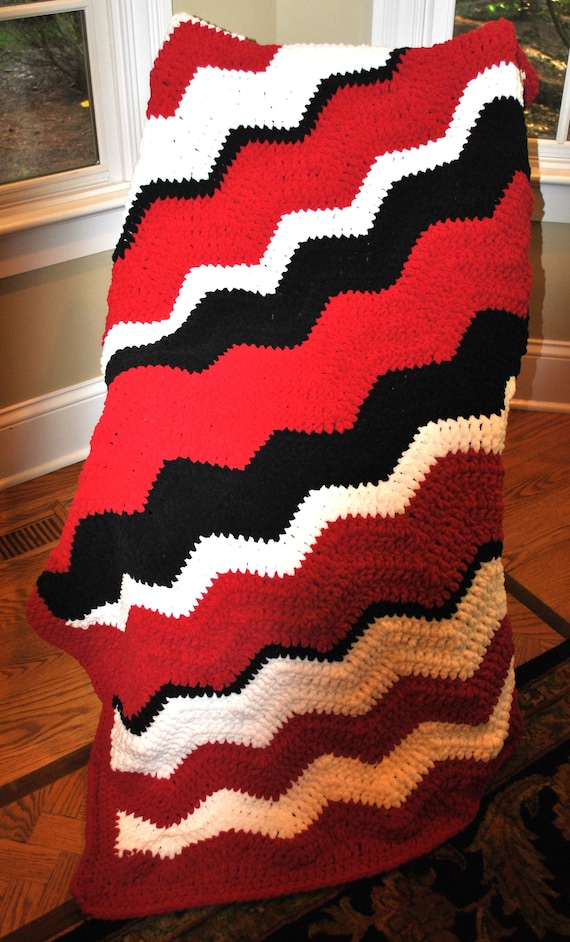 Miami University.  Red, White and Black.  Handmade to order, custom design, dorm room decor, one-of-a-kind.