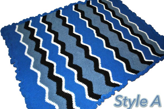 BUILD YOUR OWN Four Color Blanket.  Handmade to order, custom design, dorm room decor, one-of-a-kind.