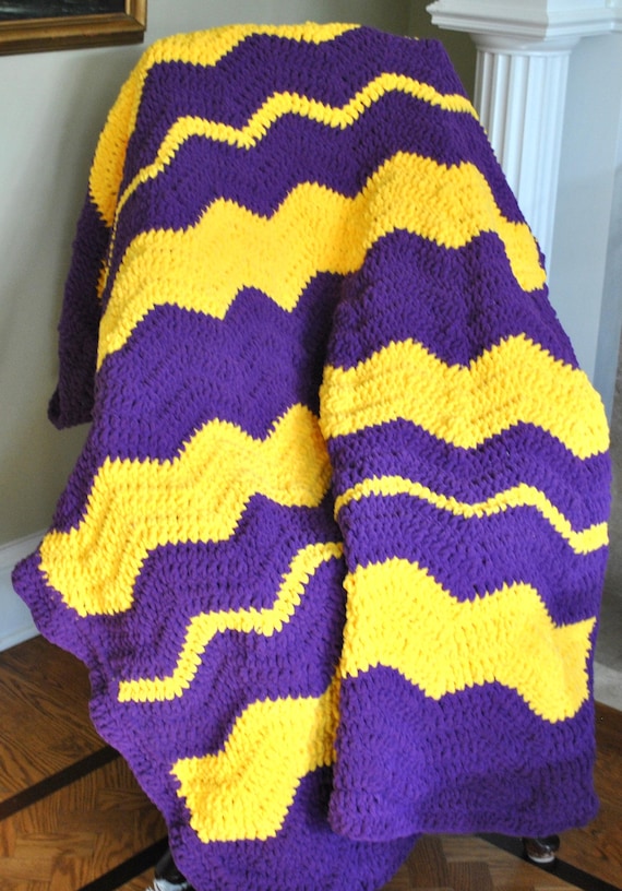 Emerson College; Western Illinois University.  Purple and Gold.  Handmade to order, custom design, dorm room decor, one-of-a-kind.