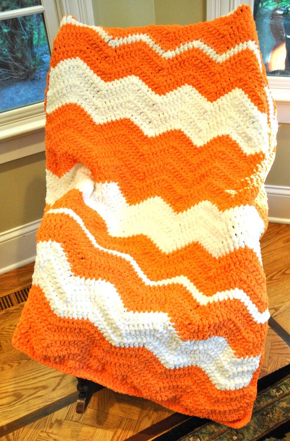 University of Tennessee.  Orange and White.  Handmade to order, custom design, dorm room decor, one-of-a-kind.
