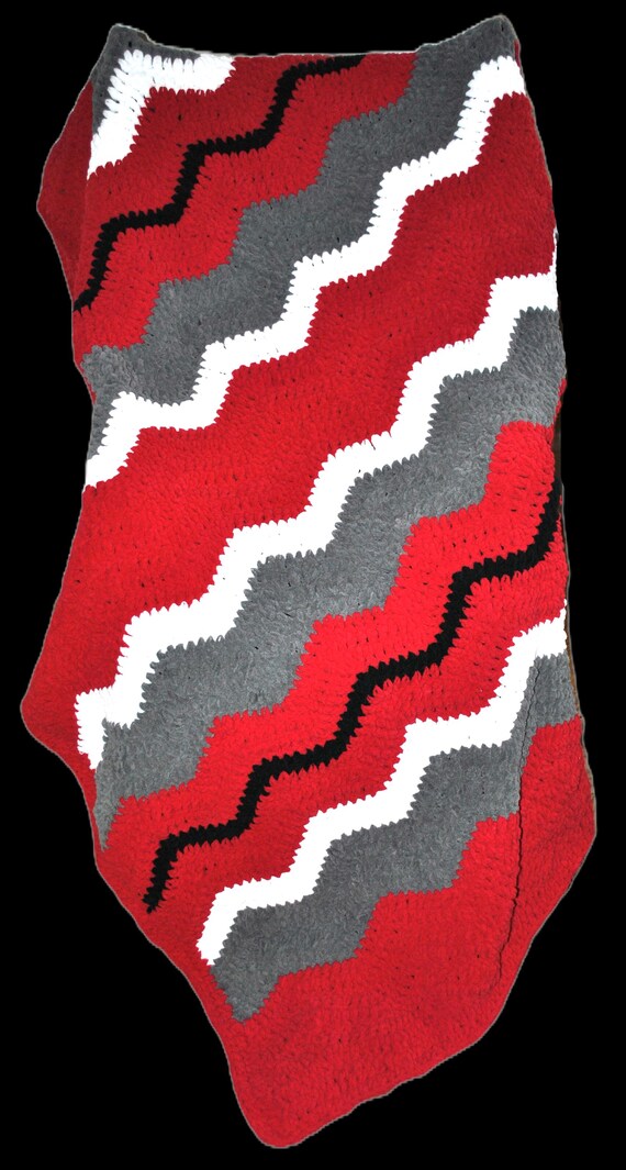 Ohio State.  Scarlet and Gray.  Handmade to order, custom design, dorm room decor, one-of-a-kind.