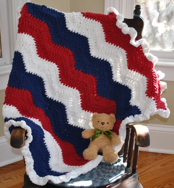 Red white and blue throw blanket hotsell