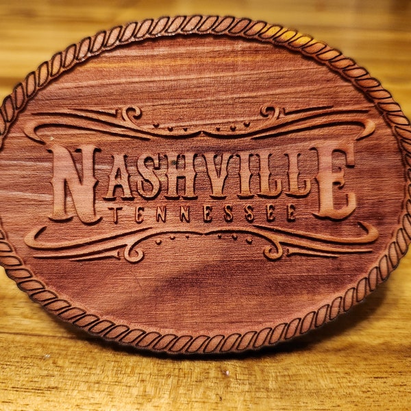 wooden belt buckle