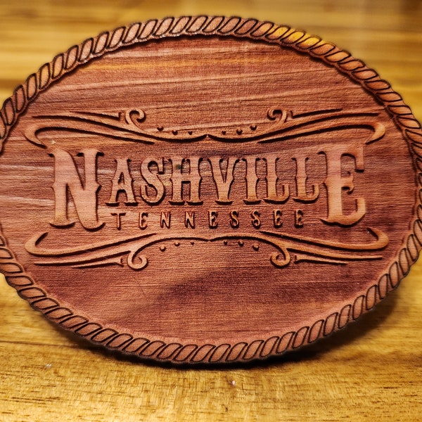 Wooden Belt Buckle