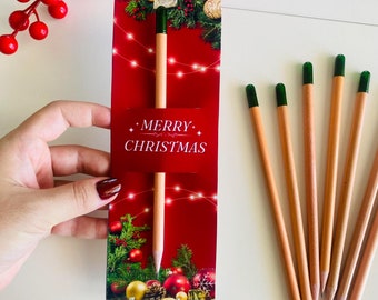 Christmas gift, Holiday presents, Seed Pencil, Seasonal surprises, Yuletide offerings, Xmas keepsake, Joyful token, Custom Favors for Guests
