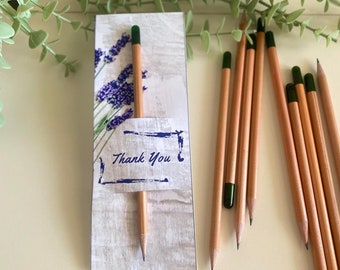 Personalized Seed Pencil for Wedding, Thank You Card, Client Gift, Staff Gifts,  Custom Favors For Guests, Gift for guest Attending Birthday