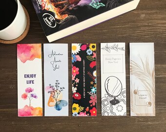 Personalized Bookmark, Back to School, Motto Bookmark, Bulk Bookmark, Personalized Bookend, Welcome School, Retro Bookmark, Bookmark Gift