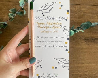 Graduation Seed Pencil & Thank You Card Set, Plantable Gift
