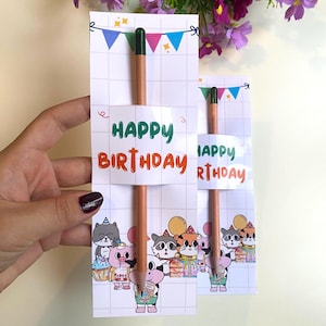 パーソナライズされた誕生日の記念品、ゲスト向けのカスタマイズされた環境に優しい記念品、誕生日のゲストへの記念品、誕生日パーティーのギフト、シードペンシル