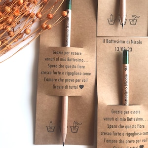 Bomboniere personalizzate per gli ospiti, matite di semi personalizzate per matrimonio, regalo di ringraziamento, matita rustica in legno incisa, salva la data