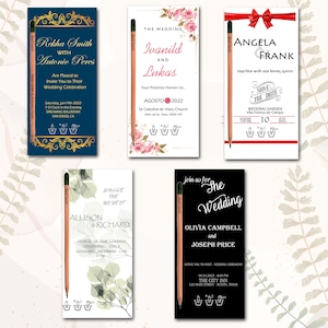Matita di semi personalizzata, bomboniere di ringraziamento bomboniere piantabili per gli ospiti del matrimonio, bomboniere ecologiche personalizzate per gli ospiti