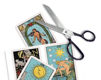 Baraja de tarot imprimible - Cartas de tarot imprimibles digitales