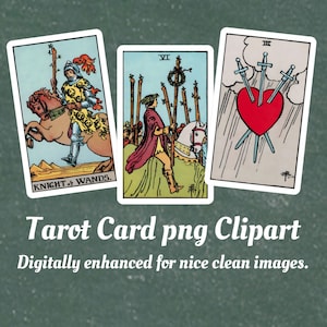 Cartas del Tarot Clipart PNG Color - Baraja de Tarot PNG
