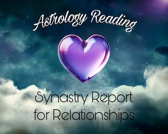Lectura de sinastría - Compatibilidad astrológica - Sinastría de la carta natal