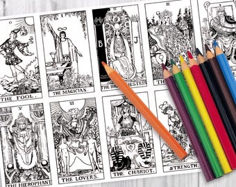 Tarot Coloring Pages