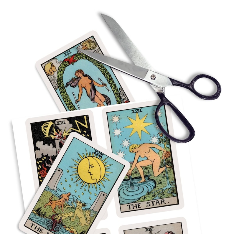 Printable Tarot Deck - Digital Printable Tarot Cards - Etsy
