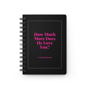Spiral Bound Gratitude Journal
