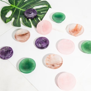 Wholesale Lot 3pcs Crystal Small Bowl Head Healing Crystal Gift (Material optional)