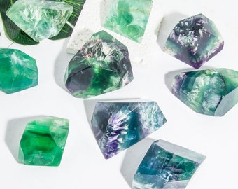 Wholesale Lot 500g Feather Fluorite Free Form Healing Crystal