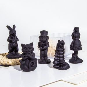 Wholesale Lot 5pcs Alice in Wonderland Character Set Healing Crystal