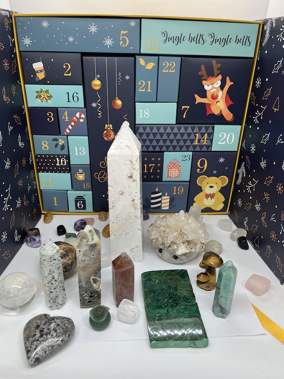 Gemstone Collection Christmas 2024 Crystal Advent Calendar With 24  Gemstones & Dig Kit - Christmas Countdown Collection For Kids Boys Advent  Calendar 2025