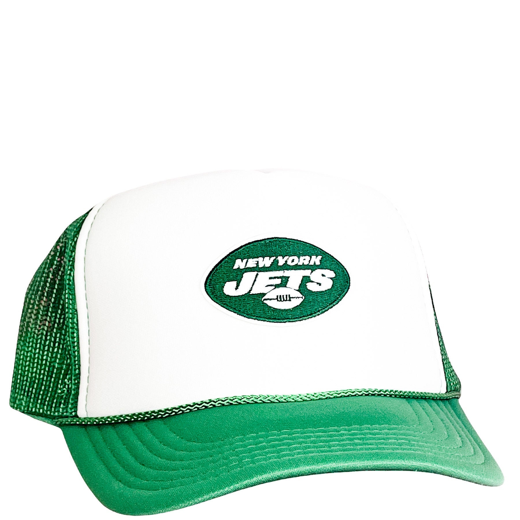 New York Jets Trucker Hat Etsy