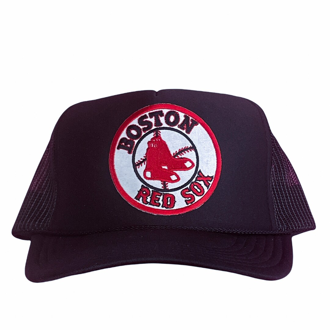 Boston Red Sox Trucker Hat Etsy Canada