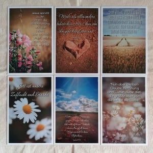 christliche Postkarten | Fotopostkarten christlich | christliches Postkarten Set | Bibelverse Postkarten | Postkarten Set Natur | Geschenk