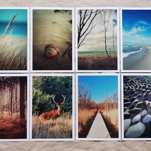 Postkarten Set Meer | Foto Postkarten Ostsee | Karten Set Meer |  Postkarten Fotografie | Postkarten Set Natur