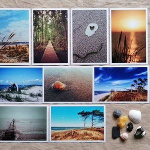 Postkarten Set Meer | Foto Postkarten Ostsee | Karten Meer |  Postkarten Fotografie | Postkarten Set Natur