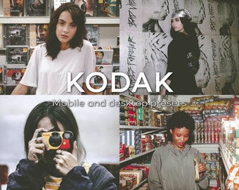 Disposable Camera Filter, Kodak Photo Presets, Disposable Camera Lr Presets, 6 LR Instagram Influencer Filters | DNG, XMP | Instant download