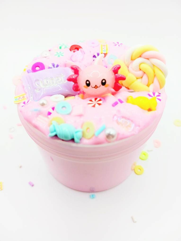 Kawaii Slime - Baby Axolotl Clear Slime