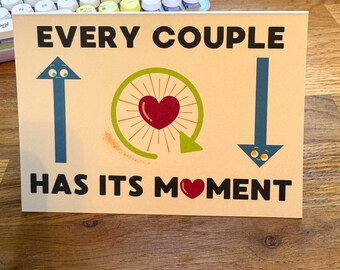 Engineering Valentine Card. Every Couple has its Moment Engineer Couple Card. Funny Valentine Card for Girlfriend, Boyfriend.