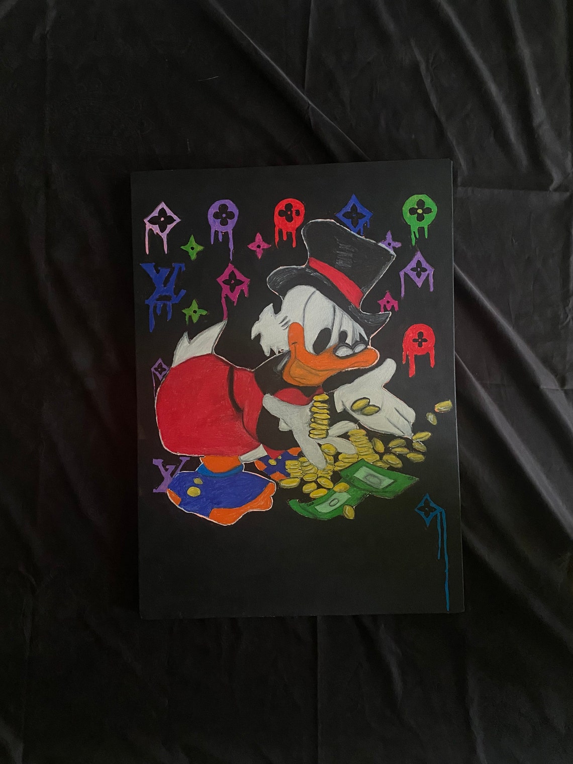 Donald Duck X Louis Vuitton CANVAS Etsy