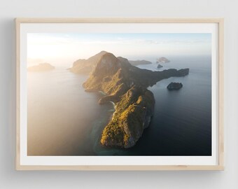 El Nido, Wall Art, Drone Photography, Ocean, Coastal, Aerial Beach Print, Philippines, Landscape, Interior Decor, Island, Travel, Palawan