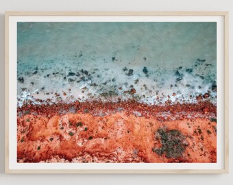 Francois Peron National Park Print, Wall Art, Drone Photography, Ocean, Coastal, Aerial Beach Print, Australian Landscape, Interior Decor