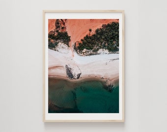 Dampier Peninsula Print, Wall Art, Drone Photography, Ocean, Coastal, Aerial Beach Print, Australian Landscape, Interior Decor