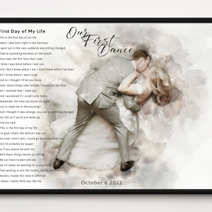Our First Dance, Custom First Dance , Wedding Gift, Anniversary Gift, Wedding Memory