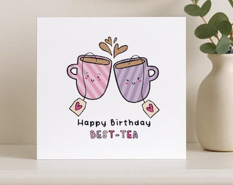 CENTRAL 23 Cartes D'anniversaire Pour Meilleure Amie – You're My Best Tea – Cartes De Vœux