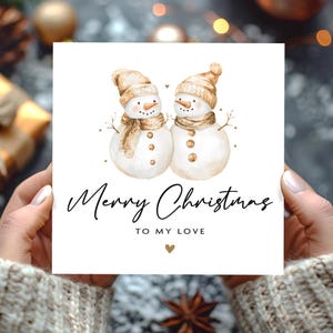 Biglietto di Natale per il mio amore, biglietto di Natale per il marito, biglietto di Natale per la moglie, romantico, biglietto di Natale per il fidanzato, biglietto di Natale per la fidanzata