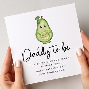 Vatertagskarte Daddy zu sein, lustige Vatertagskarte, für Papa zu sein, niedlicher Daddy, um Vatertagskarten zu sein, Vater, um Karte von Bump zu sein