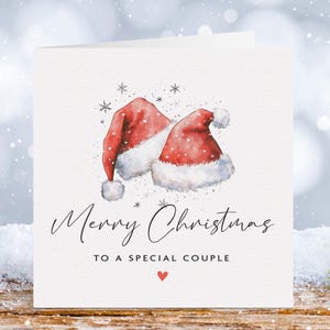 Cartão de Natal especial para casal, Cartões de Natal para vocês dois, Cartão de Natal para amigos, Cartão de Natal para casal, Cartão de Natal personalizado