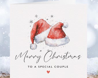 Special Couple Christmas Card, Both Of You Christmas Cards, Friends Christmas Card, Christmas Card Couple, Personalised Xmas Card