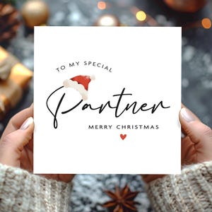 Tarjeta de Navidad para pareja, tarjeta de Navidad para pareja, tarjetas de Navidad para pareja, tarjeta de Navidad para pareja, regalo para novia, tarjeta de Navidad para novio