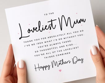 Carte poème de maman pour la fête des mères, carte de fête des mères la plus belle maman, cartes de fête des mères pour maman, joyeuse fête des mères, cadeau de fête des mères pour maman, poème