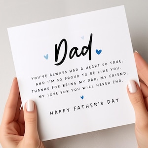 Carte de fête des pères pour papa, poème de fête des pères de sa fille, carte de fête des pères pour lui, carte de fête des pères simple, carte de fête des pères coeur